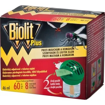 Biolit Elektrický odpařovač proti komárům a mouchám Citronella strojek 30 nocí + náplň 31 ml