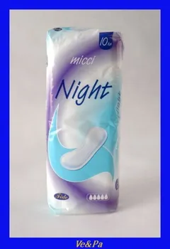 Hygienické vložky Micci noční bez křidélek (10)