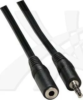 Audio kabel Audio kabel 3.5mm stereo jack/3.5mm stereo jack, F/M, 3m, LOGO