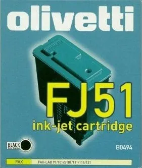 Inkoustová cartridge Olivetti B0494 Fax-Lab 101, 128, FJ51 černá originál