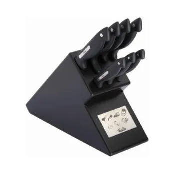 Stojan na nože Fissler Signum blok nožů 8 dílný černý