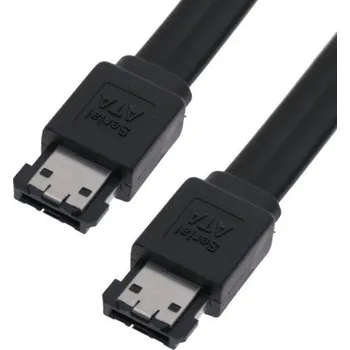 Kabel do PC PremiumCord Kabel eSATA-eSATA 1,5m, stíněný, černý