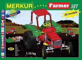Stavebnice Merkur Merkur 0993321 Farmer Set 20 Models