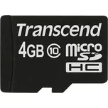 Transcend microSDHC 4 GB Class 10…