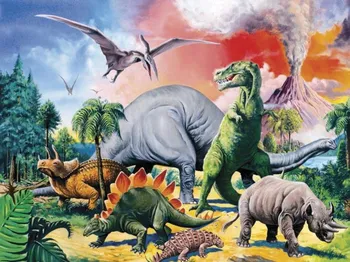 Puzzle Ravensburger Mezi dinosaury XXL 100 dílků