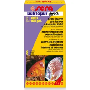 Krmivo pro rybičky Sera Baktopur Direct 24 tbl.