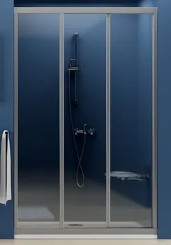 Sprchové dveře Ravak SUPERNOVA ASDP3 – 130 sprchové dveře - grape - bílý profil