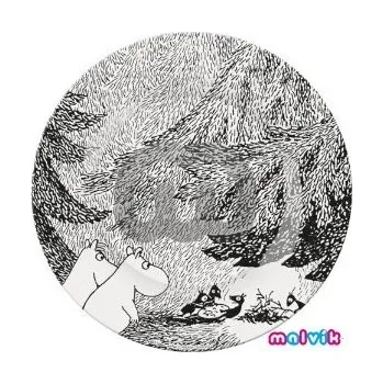 Talíř PETIT JOUR PARIS Petit Jour Paris Moomin White and Black dezertní talíř