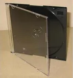 Box na 1 ks CD, průhledný,SLIM černý…