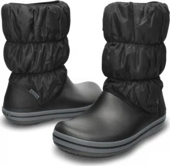 Dámská zimní obuv Crocs Winter Puff Boot Women Black/Charcoal