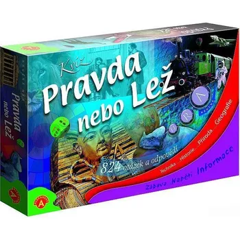 Desková hra Alexander Pravda nebo lež
