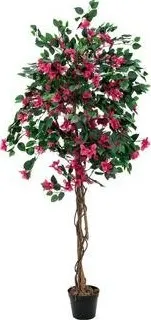 Umělá květina Bougainvillea, červená, 150 cm