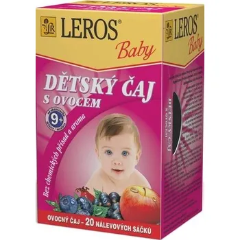 Čaj Leros Baby Dětský čaj s ovocem 20 x 2 g