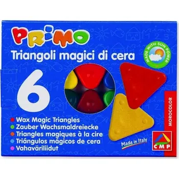 Voskovky trojhranné MOLOCOLOR PRIMO MAGIC TRIANGLE 6ks