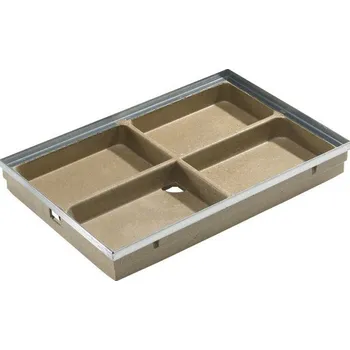 ACO Vario polymerbertonová vana 100 x 50 cm s odtokovým otvorem 00400