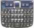 Náhradní klávesnice pro mobilní telefon NOKIA E63 klávesnice blue / modrá