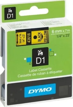 Pásek do tiskárny Páska Dymo Pocket 6 mm černá/žlutá