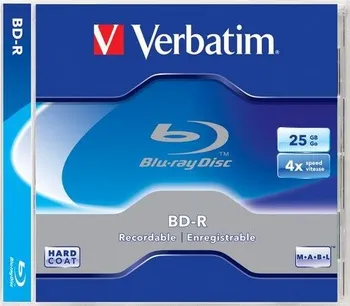 Verbatim BluRay BD-R 5pack Jewel 25GB 4x