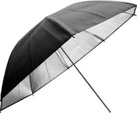 Odrazný deštník Linkstar PUR-102H odrazný deštník 102cm (zářivá stříbrná/černá)