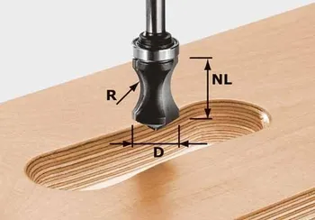 Fréza HW S8 R16/NL32 Fréza na vnitřní držadla HW 491033 FESTOOL