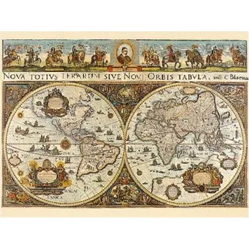 Puzzle Puzzle Ravensburger Hist. mapa světa 1665 3000 dílků