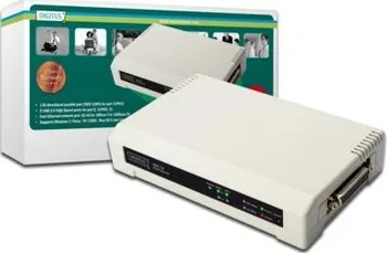 Tiskový server DIGITUS Čtečka karet Digitus + 3-port USB hub
