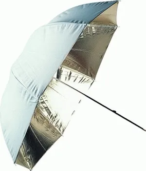 Odrazný deštník Linkstar PUK-84SW odrazný deštník oboustranný 84cm (stříbrná/bílá)
