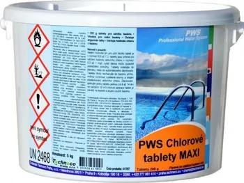 Bazénová chemie PWS chlorové tablety Maxi