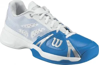 Pánská tenisová obuv tenisová obuv Wilson Rush Pro CC M modro-bílé Velikost UK 8 /EUR 42