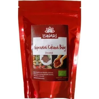 Iswari NEPRAŽENÉ KAKAOVÉ BOBY DRCENÉ BIO 125 g