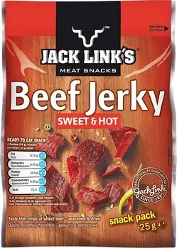 Sušené maso Sušené maso Jack Links Beef Sweet & Hot 25g Caddy