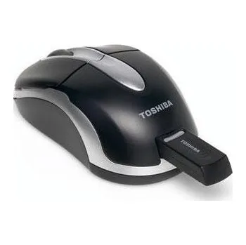 Myš Toshiba Wireless RF Mouse optical stříbrná černá