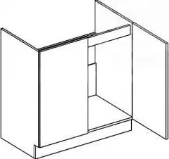 Kuchyňská skříňka D80ZL dolní skříňka pod dřez COSTA