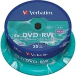 Verbatim 1x25 DVD-RW 4,7GB 4x speed…