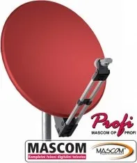 Satelitní anténa Mascom PROFI80 červená