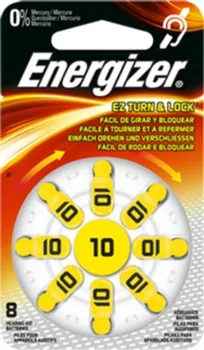 Článková baterie Baterie do naslouchadel ENERGIZER 10 DP 8ks