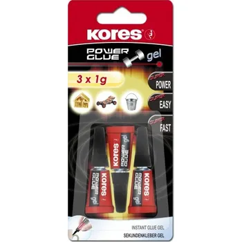 Stavebniny Kores Power Glue Gel 3 × 1 g