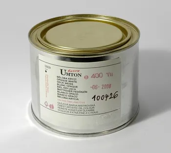 Olejová barva Mistrovská olejová barva UMTON - běloba krycí 400ml