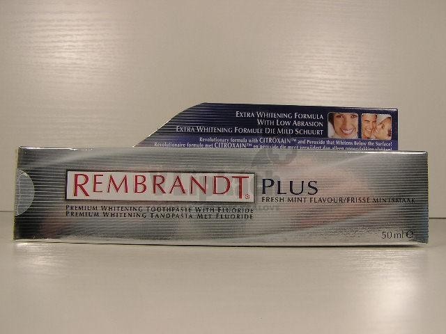 Revolutionair comfort datum Rembrandt PLUS zubní pasta bělící 50ml - Zbozi.cz