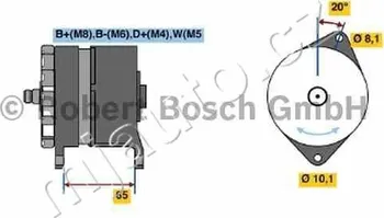 Alternátor Alternátor Bosch (0 120 468 140)