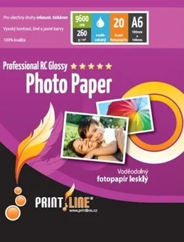 Fotopapír Fotopapír PrintLine A6 Professional