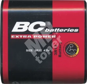 Článková baterie Baterie zinkochloridová plochá 4,5V baterie Extra BC 3R12
