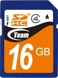 Paměťová karta TEAM 16GB Secure Digital SDHC/ Class 4 TSDHC16GCL401