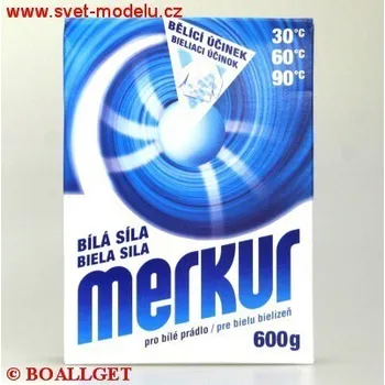 Prací prášek MERKUR bílá síla,600g