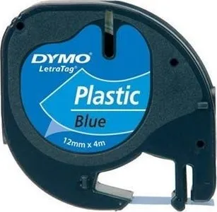 Pásek do tiskárny Páska Dymo LetraTag 12mm x 4m plastová modrá