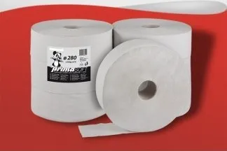 Toaletní papír Toaletní papír JUMBO Ø 280 mm, 1-vrstvý šedý, 6 rolí