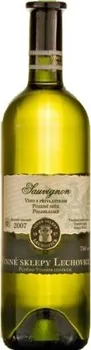 Víno Sauvignon pozdní sběr 0,75 l Lechovice