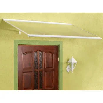 Stříška nad vchodové dveře Gutta Standard vchodová stříška 120 x 85 cm hnědá