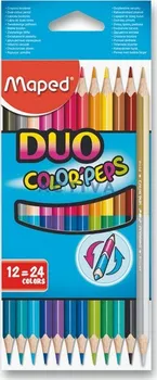 Pastelka Maped Color´Peps Duo - oboustranné, 12 kusů - 24 barev