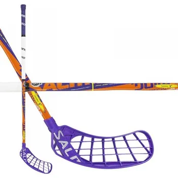 Florbalová hůl Recenze Salming Quest2 Kickzone Tipcurve 5° 100cm (=111cm) pravá kulatá (pravá ruka dole)